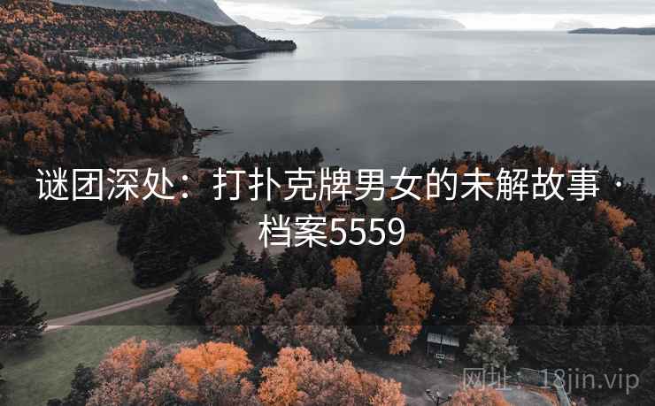 谜团深处：打扑克牌男女的未解故事 · 档案5559