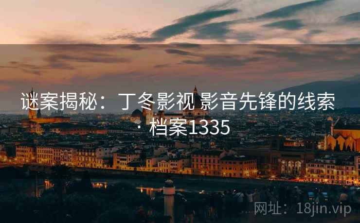 谜案揭秘：丁冬影视 影音先锋的线索 · 档案1335